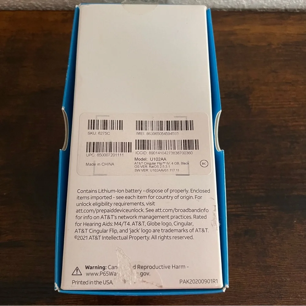 AT&T Cingular Flip IV Flip Phone NEW OPEN BOX